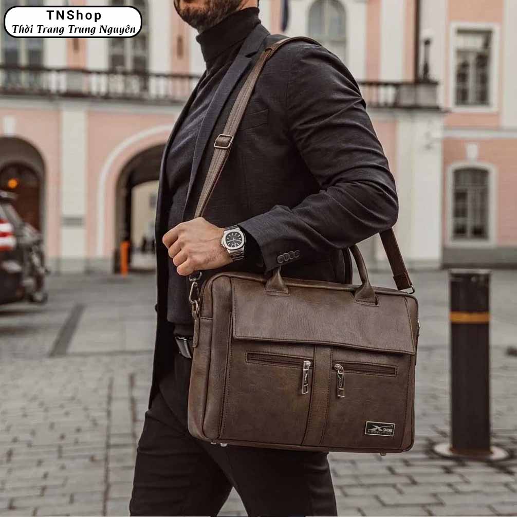 Cặp Laptop 15.6 Inch Xbags Lavish XB 4301 - Cặp Xách Công Sở Cao Cấp, Vải Chống Nước Bền Bỉ, Ngăn Chống Sốc Dày Dặn, Đường May Chắc Chắn