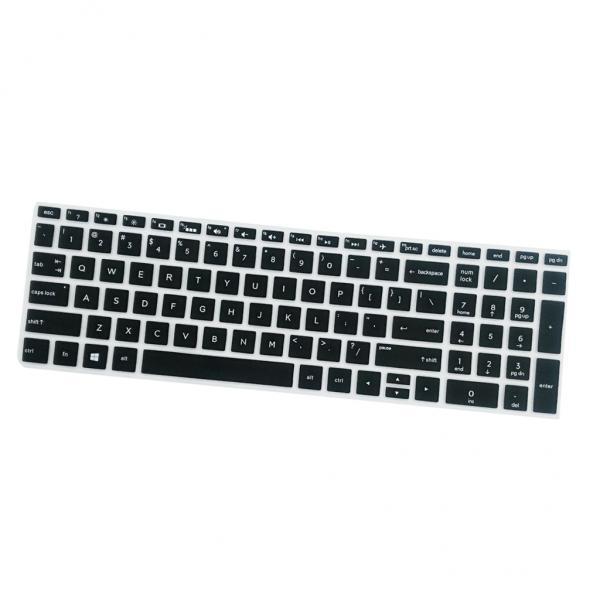 3X Silicone Desktop Keyboard Skin Cover for HP 15.6inch BF Black