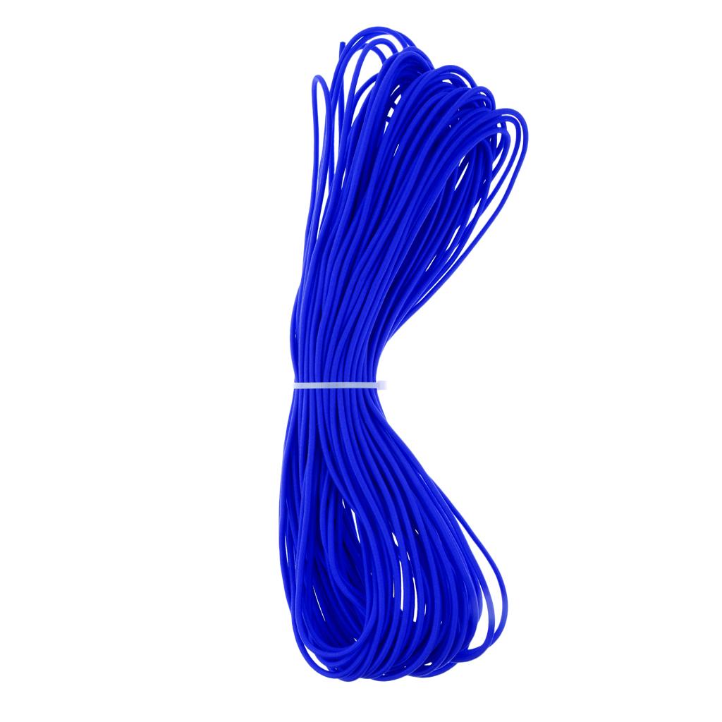 3mm Strong Elastic Round Bungee Rope Shock Cord Tie Down Boats Trailers Roof Rack 100m 50m 30m 20m 10m 5m 2m 1m 0.5m - Various Colors