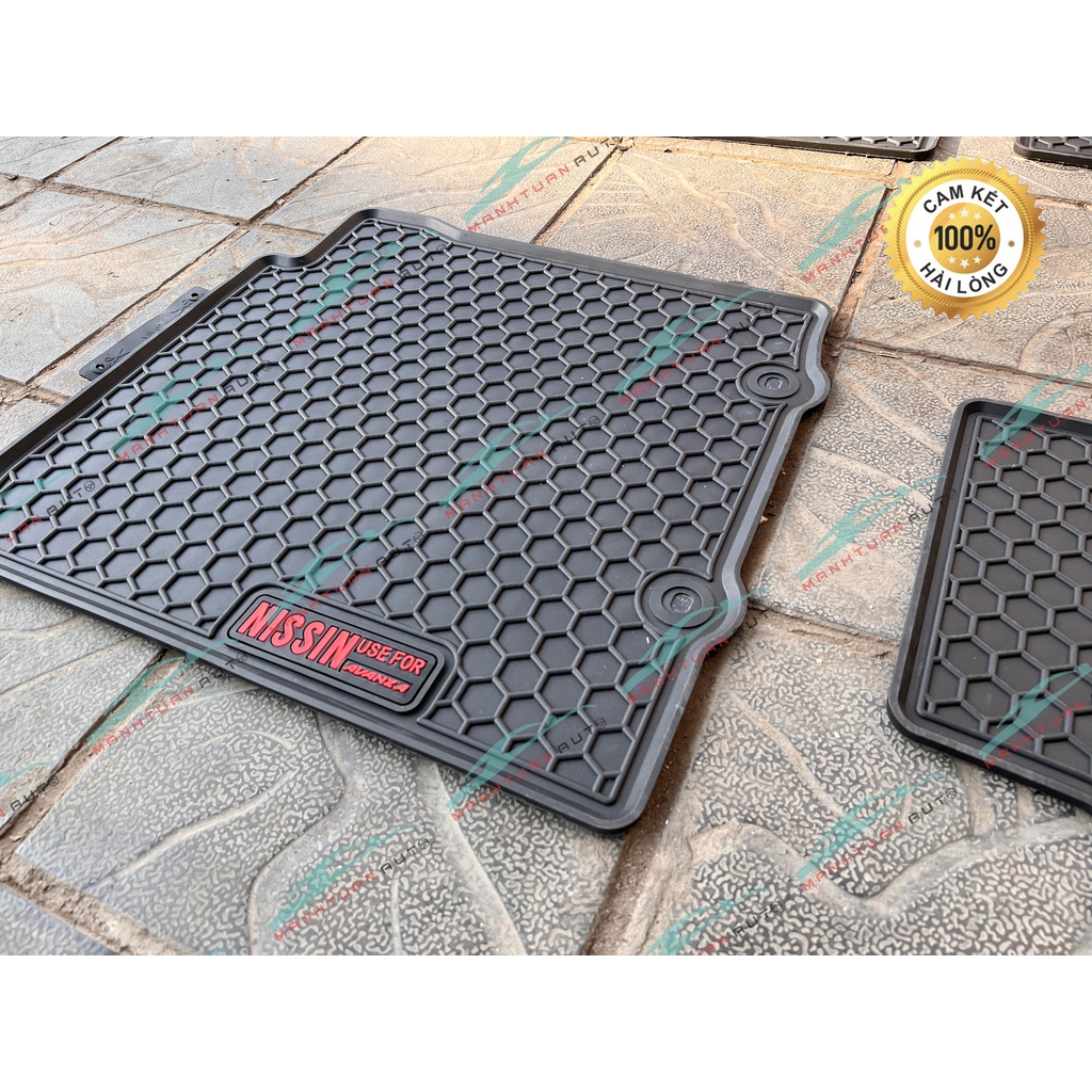 Thảm sàn cho xe Avanza cao su đúc không mùi 2022 - 2023 hàng cao cấp