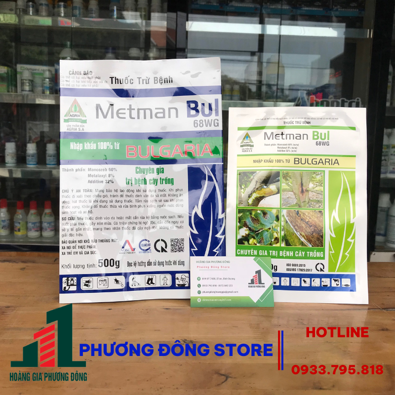 Thuốc trừ bệnh Metman Bul 68WG hiệu quả cao, hiệu lực kéo dài