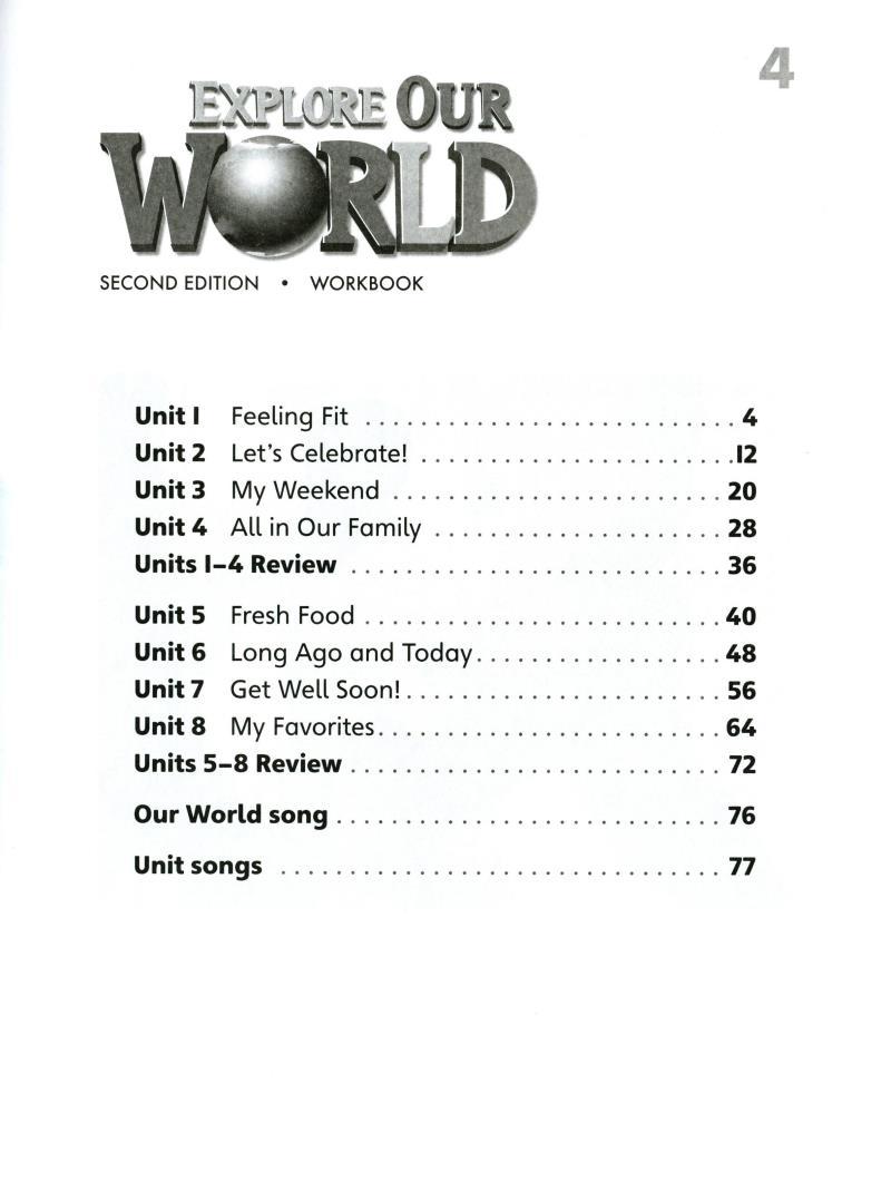 Explore Our World 4: Workbook - 2nd Edition