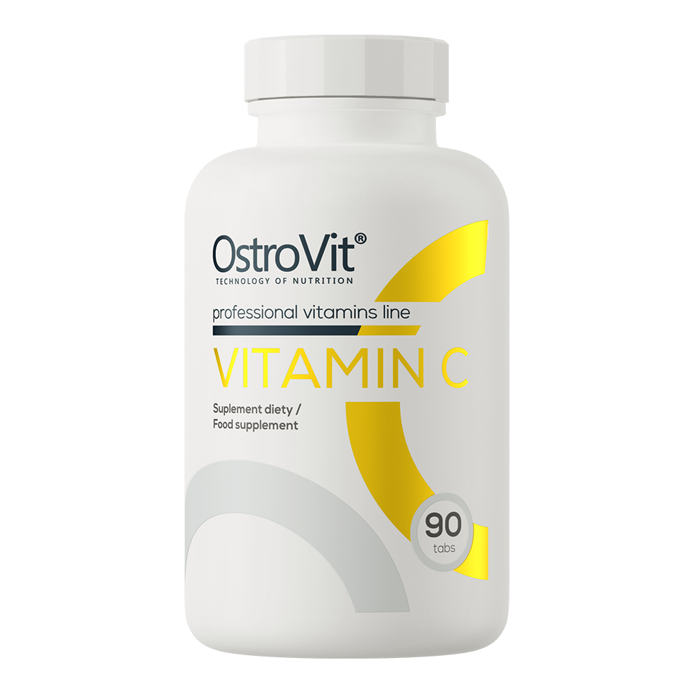 Ostrovit Vitamin C 500mg - 90 viên - Hỗ Trợ Hệ Miễn Dịch, Mờ Thâm, Sáng Da, Tăng Cường Sức Đề Kháng