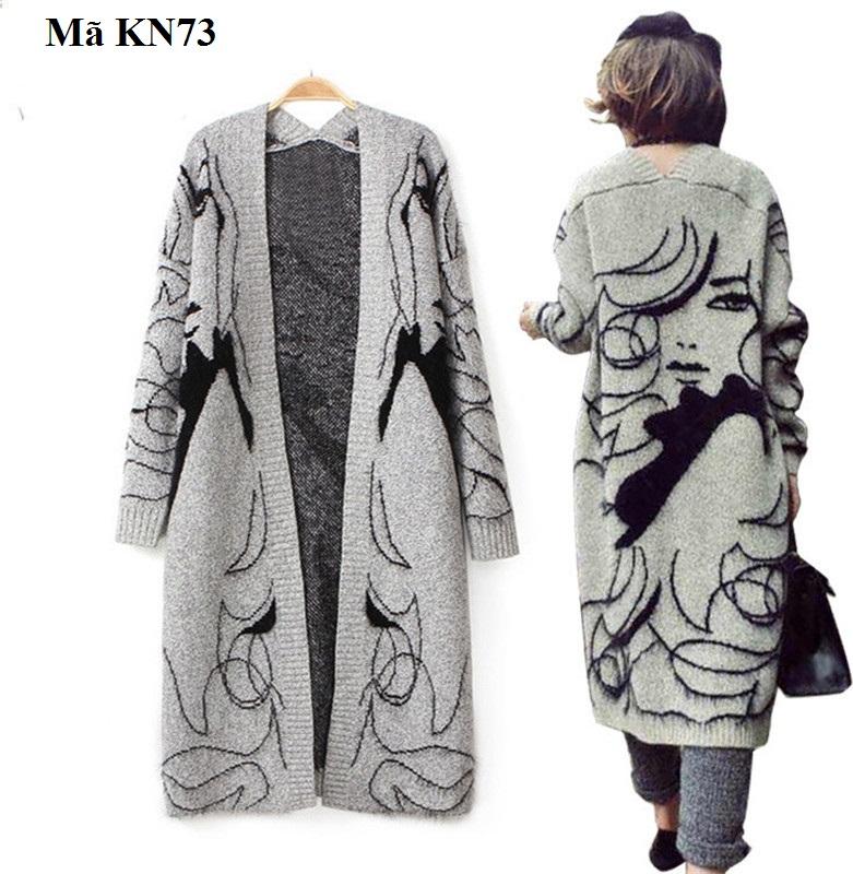 Hình ảnh Áo Khoác Len Cardigan Nữ KN73 KN74