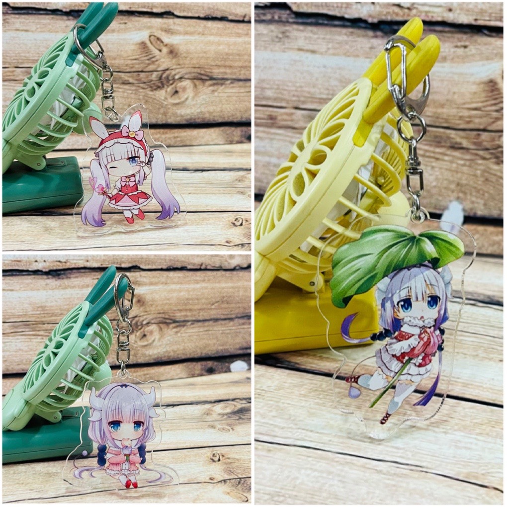 Móc khoá Kanna Kamui-Kobayashi-san Chi no Maid Dragon  mica trong nhiều mẫu