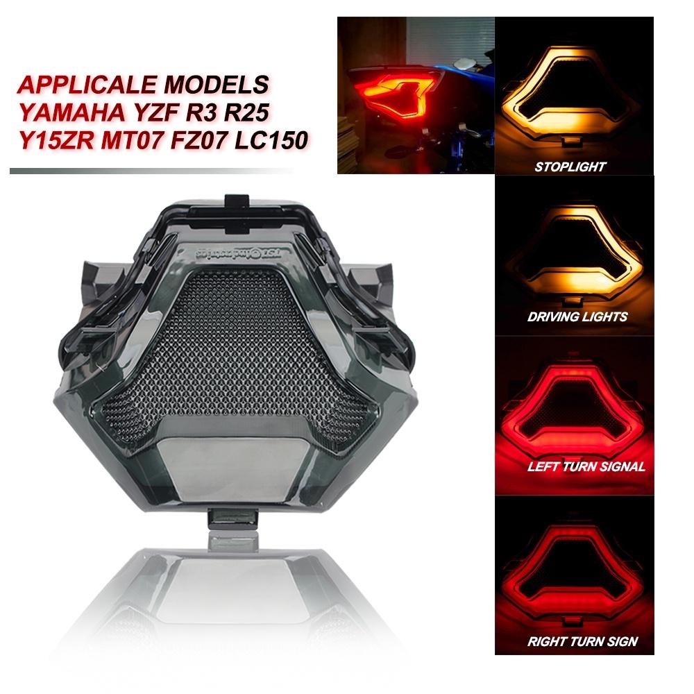 Đèn LED phanh siêu sáng gắn đuôi xe máy YZF R3 R25 Y15ZR MT07 FZ07 LC150 cao cấp tiện lợi