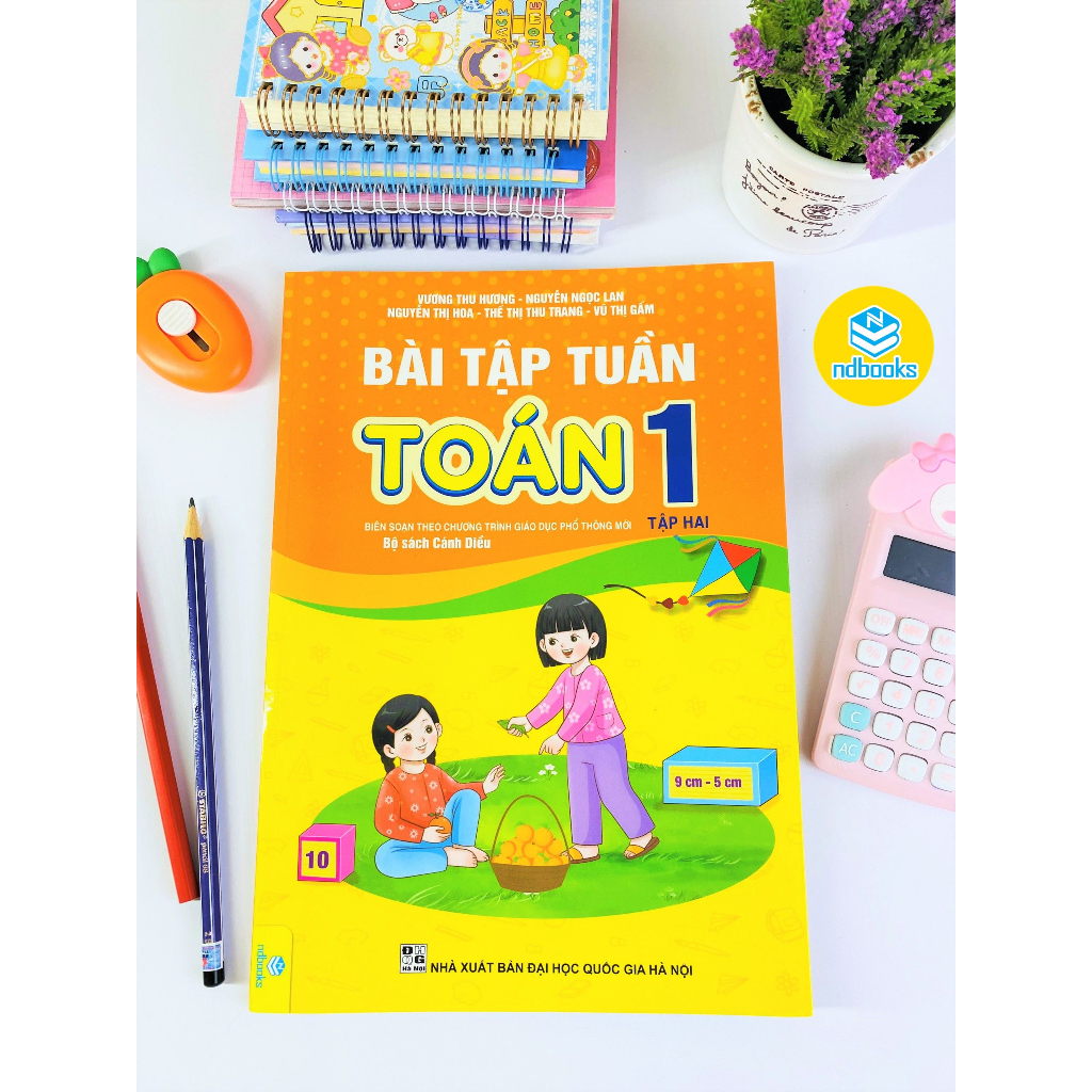 Sách - Combo 2 cuốn Bài Tập Tuần Toán 1 - Cánh Diều (ND)