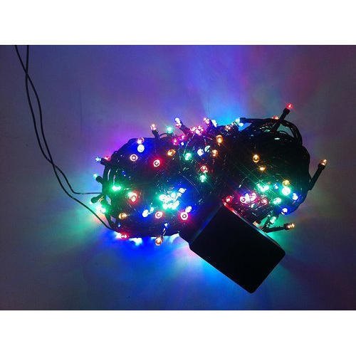 Dây Đèn Led Dài 35M Trang Trí Hình Lục Giác Nhấp Nháy Nhiều Màu Dây