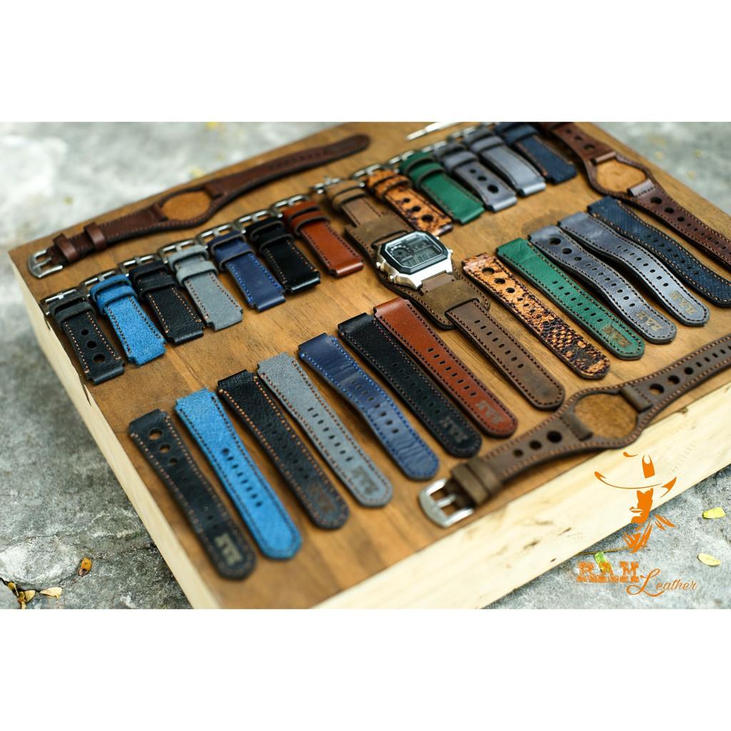 DÂY ĐỒNG HỒ 18MM DA BÒ THẬT - CHÍNH HÃNG RAM LEATHER