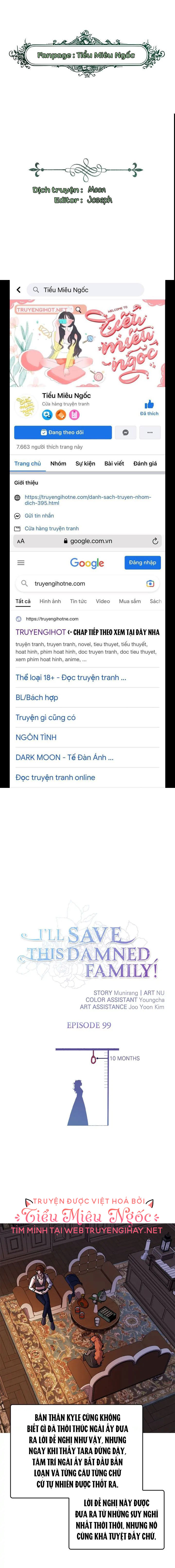 tôi sẽ cứu lấy gia tộc sắp sụp đổ chapter 99 1