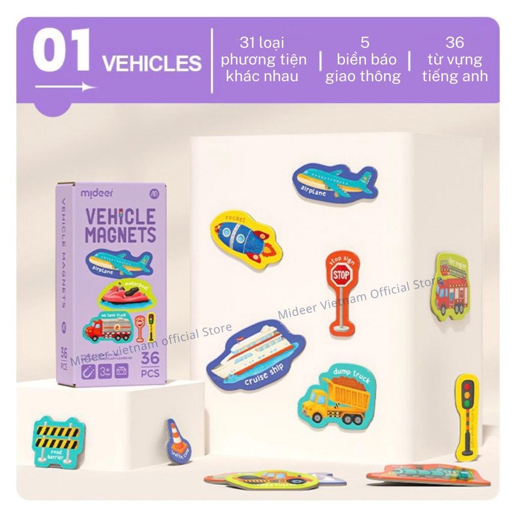 Chữ cái nam châm chữ số nam châm  cho bé Mideer Letter Magnets - Number Magnets