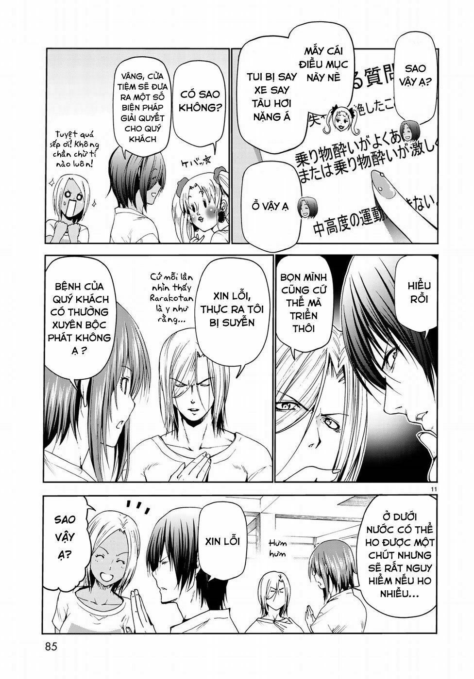 cô gái thích lặn - grand blue chapter 51 11