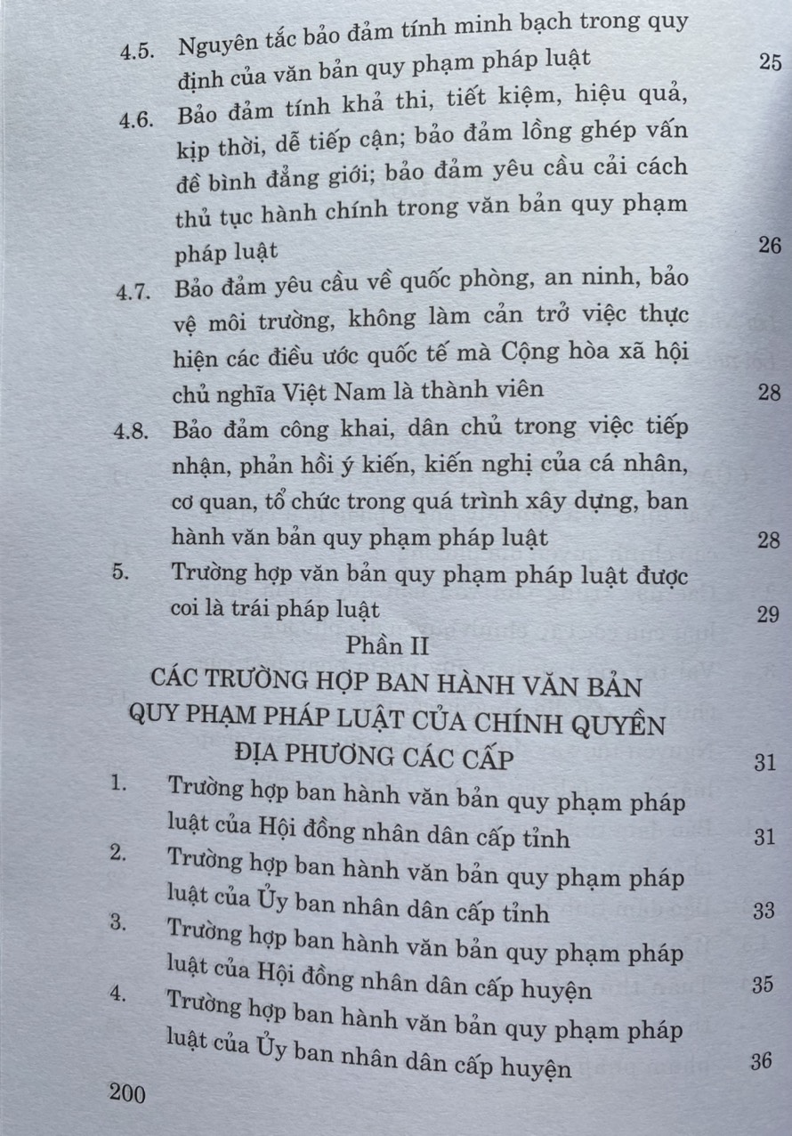 Sổ Tay Hướng Dẫn Kỹ Thuật Xây Dựng Văn Bản Quy Phạm Pháp Luật  Của Chính Quyền Địa Phương Các Cấp