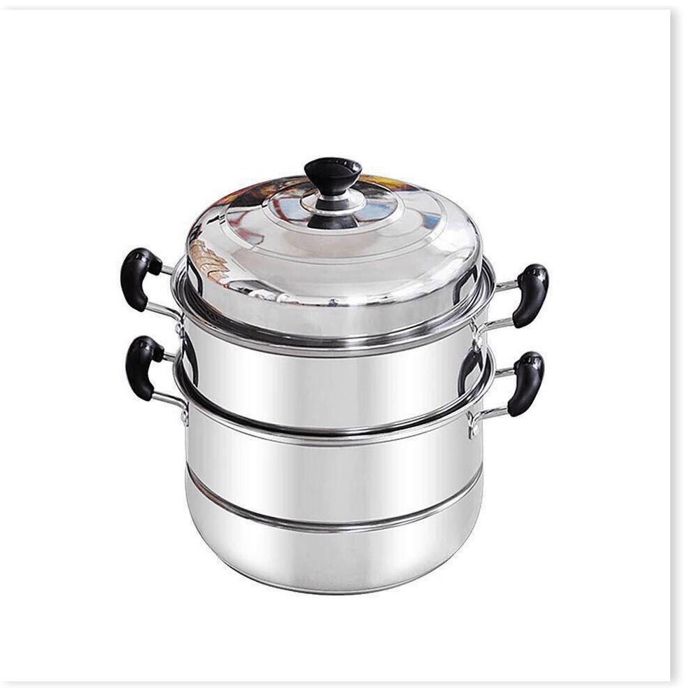 Nồi hấp 3 tầng inox 28cm