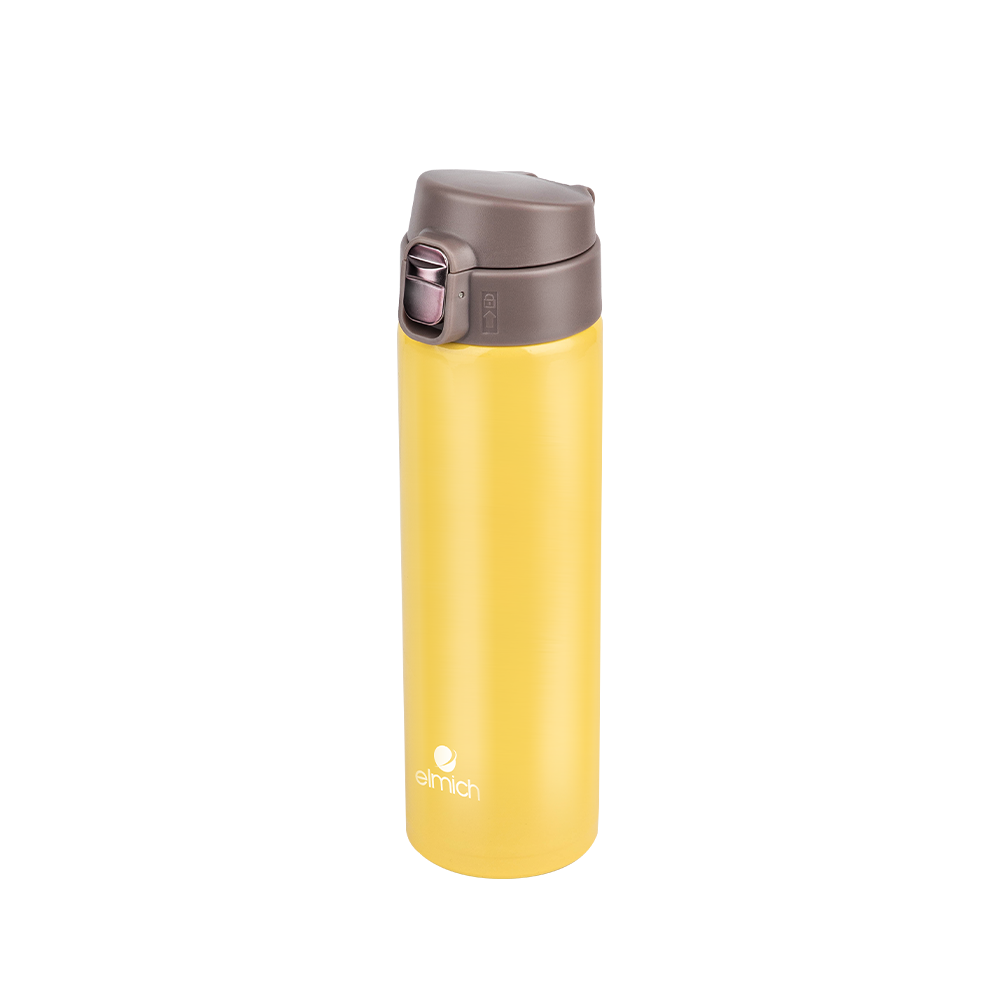 Bình Giữ Nhiệt Inox 304, Tráng bạc Elmich EL-8295 (Dung tích 500ml, Giữ Nóng 8h - Giữ Lạnh 12h) - Hàng Chính Hãng