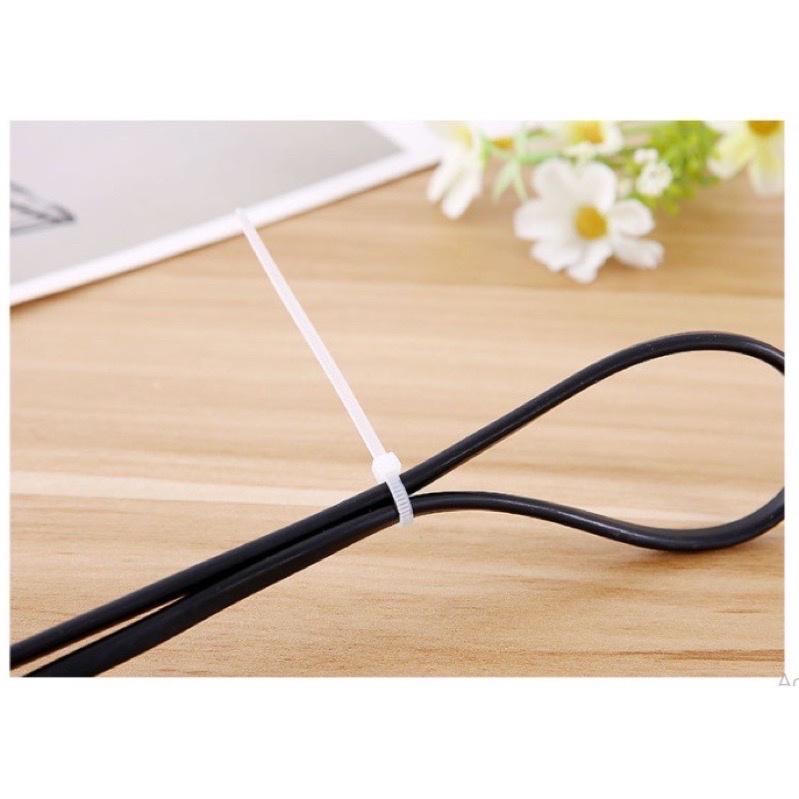 Bịch 100 Dây Rút Nhựa Chuyên Dụng Dài 20CM
