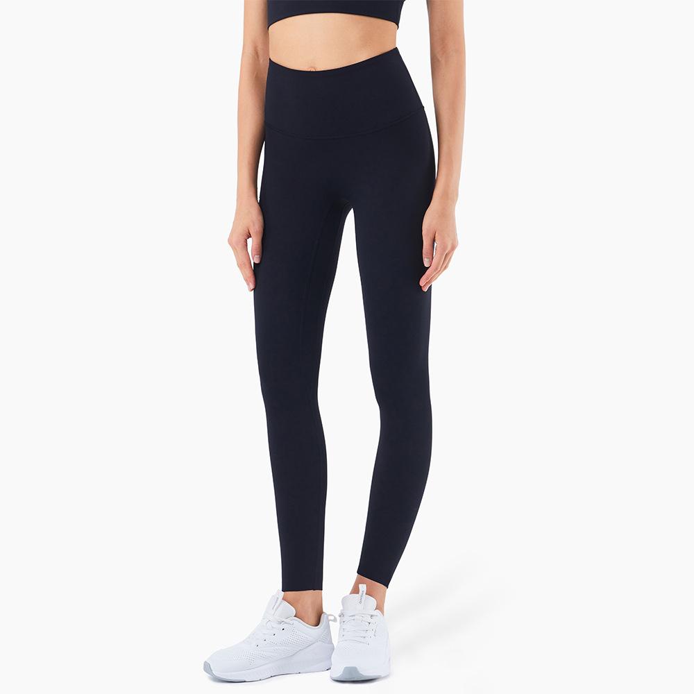 Lulu Nữ Yoga Thể Thao Đẩy Lên Liền Mạch Quần Legging Tập Gym Quần Áo Cao Cấp Thun Thông Thoáng Nhanh Khô Chạy Bộ bộ Quần Áo Thể Thao