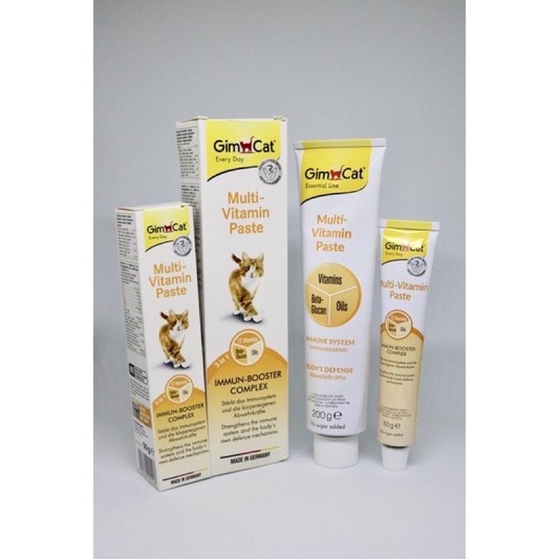Gel dinh dưỡng cho mèo GimCat Multi-Vitamin Professional Paste tuýp 200gr
