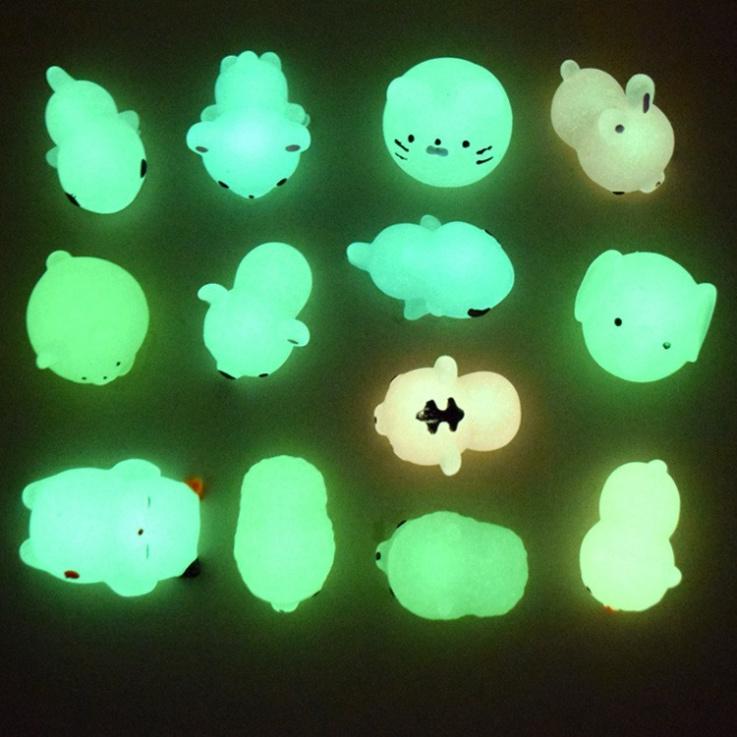 SQUISHY MOCHI PHÁT SÁNG TRONG ĐÊM-BÉ MOCHI DỄ THƯƠNG PHÁT SÁNG BAN ĐÊM