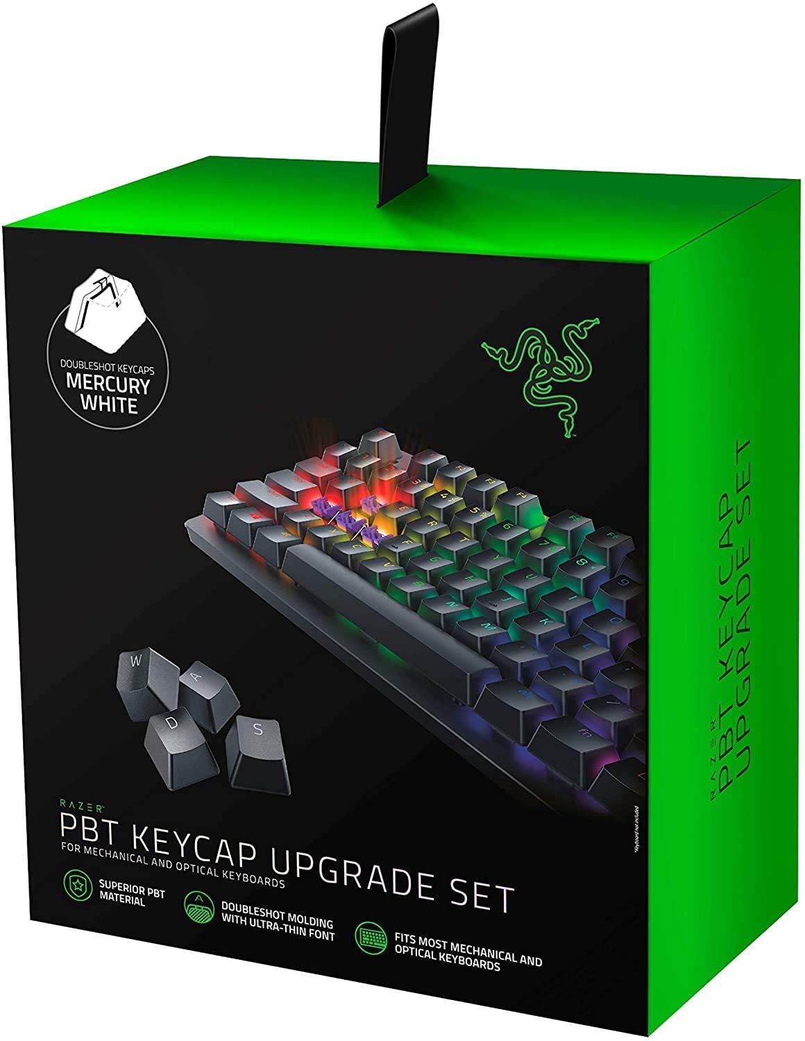 Bộ Keycap Razer PBT Upgrade Set_Mới, hàng chính hãng