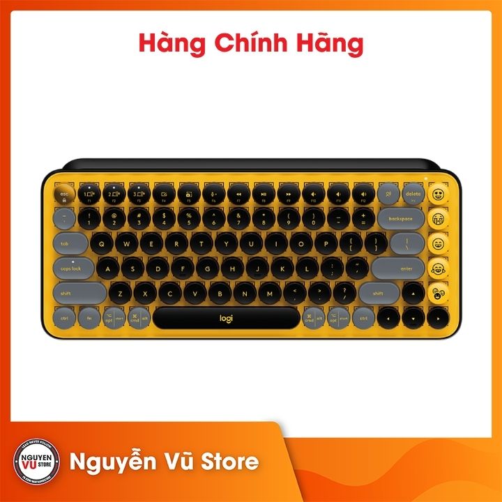 Bàn phím không dây Logitech Pop Keys-Hàng chính hãng