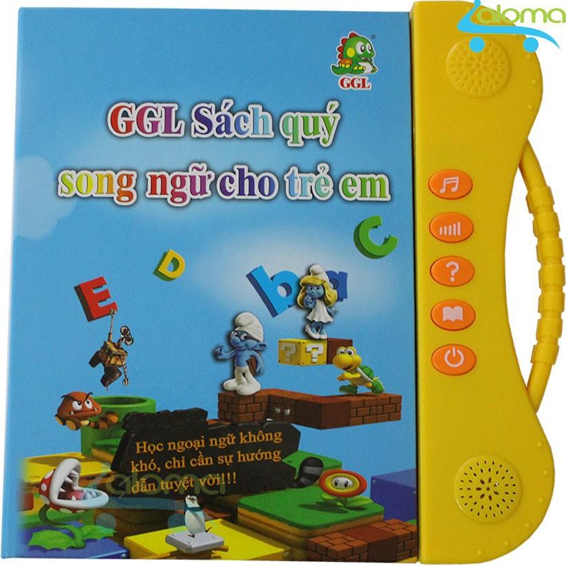 Sách điện tử song ngữ Anh tặng bút cảm ứng - loại có nhạc cao cấp