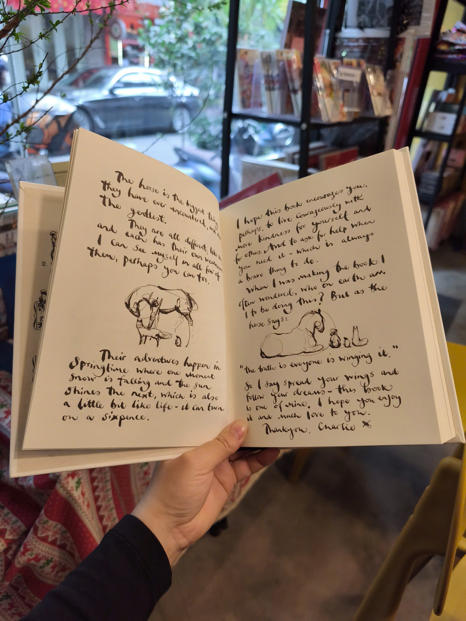 Sách - The Boy, The Mole, The Fox and The Horse by Charlie Mackesy - Fiction Graphic/Novels/Poetry