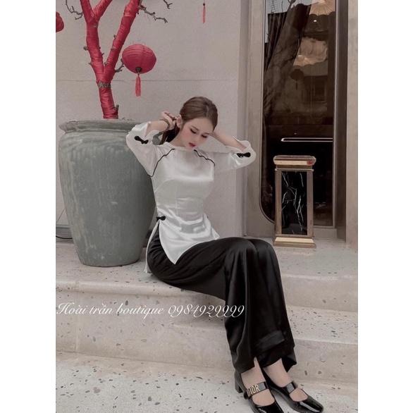 Set bộ bà ba - Set lam đi chùa - hình thật trải sàn - carotshop