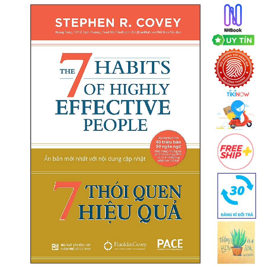 Sách 7 Thói Quen Hiệu Quả (The 7 Habits Of Highly Effective People)- Tặng sổ tay