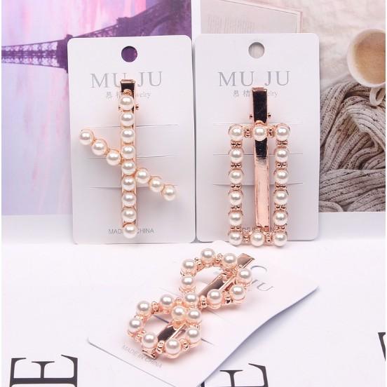 KẸP TÓC NGỌC TRAI NHÂN TẠO CAO CẤP