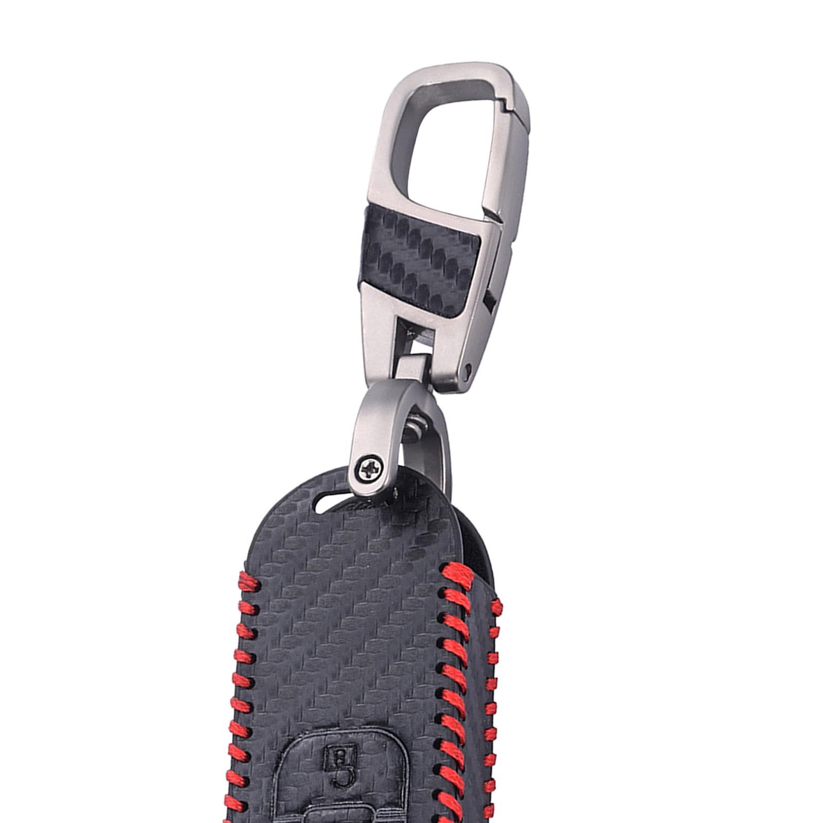 Leather Car Key Case Keychain Replacement Shell for