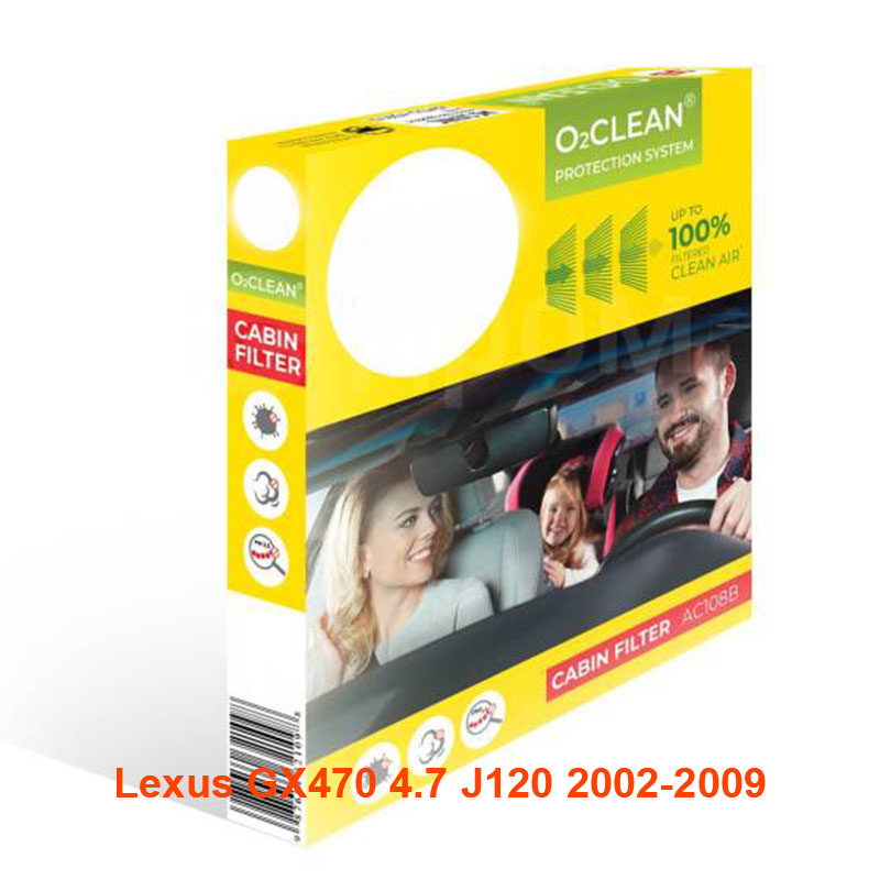 Lọc gió điều hòa AC102-2 dành cho Lexus Lexus GX470 4.7 J120 2002, 2003, 2004, 2005, 2006, 2007, 2008, 2009 87139-YZZ03