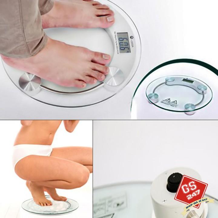 Cân sức khỏe điện tử 150Kg - Kính Cường Lực Trong Suốt