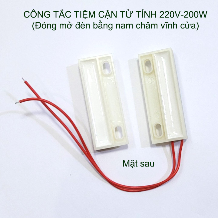 Công tắc tiện cận từ tính WB-SF007R 220V-200W, thường đóng hoặc thường mở tùy chọn (đóng mở bằng nam châm)