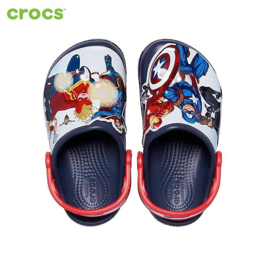 Giày lười trẻ em Crocs DISNEY FunLab Avengers Patch 206740