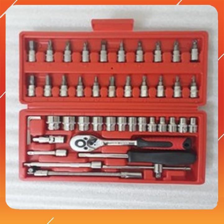 Bộ dụng cụ sửa chữa 46 món mini gọn gàng