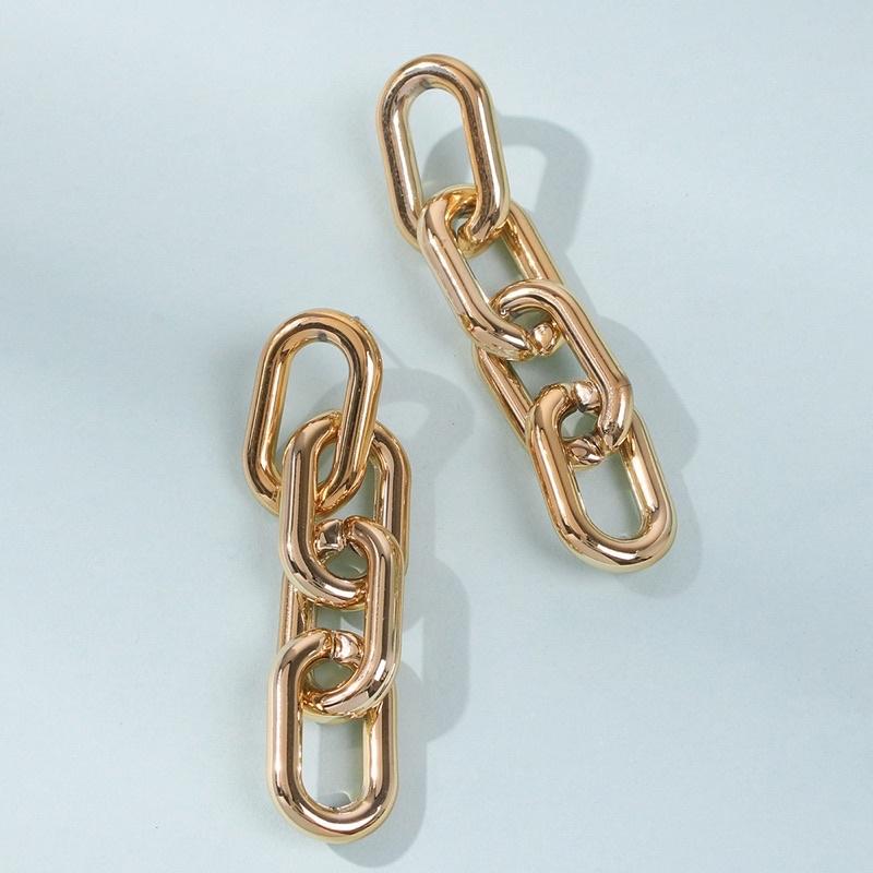 Hoa tai hình dây xích - Khuyên tai phong cách âu mỹ