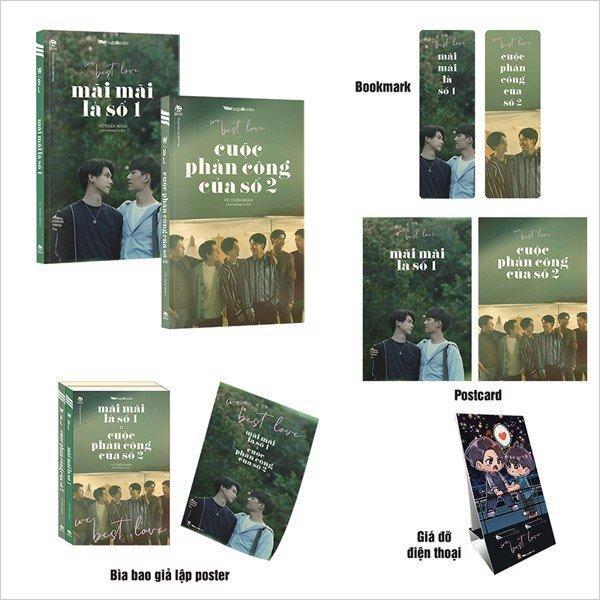 Sách - Combo We Best Love - Mãi mãi là số 1 & Cuộc phản công của số 2 - Tặng giá đỡ điện thoại - Kim Đồng