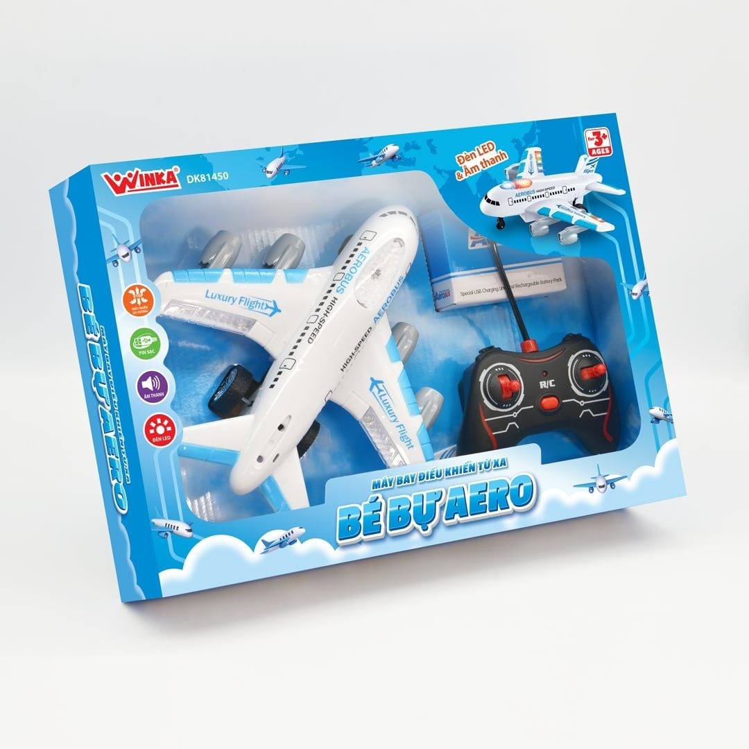Đồ Chơi Duka: Máy bay điều khiển từ xa - Bé bự Aero, DK81450