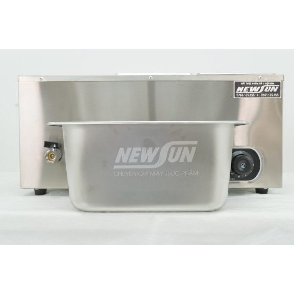 Bàn hâm nóng thức ăn HB-3V thiết kế 3 khay 580mm tiện lợi NEWSUN - Hàng chính hãng