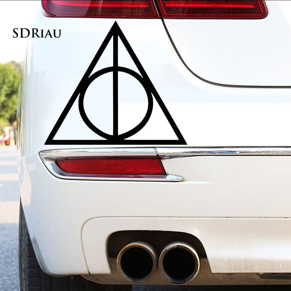 Miếng Dán Phản Quang Họa Tiết Phim Harry Potter Trang Trí Xe Hơi