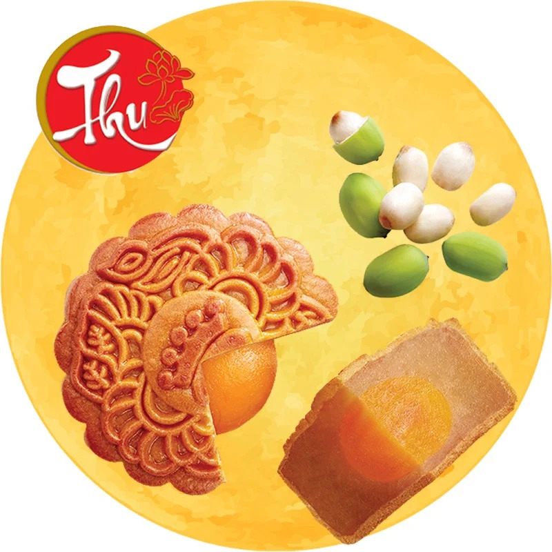 [Dòng bánh nướng ]Bánh Trung Thu Kinh Đô Hạt Sen 1 Trứng 150g ( Bánh lẻ)- Mã bánh51