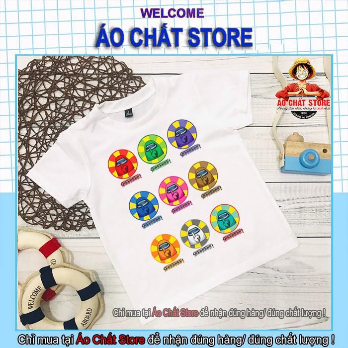 Áo thun bé trai hình Among Us đẹp