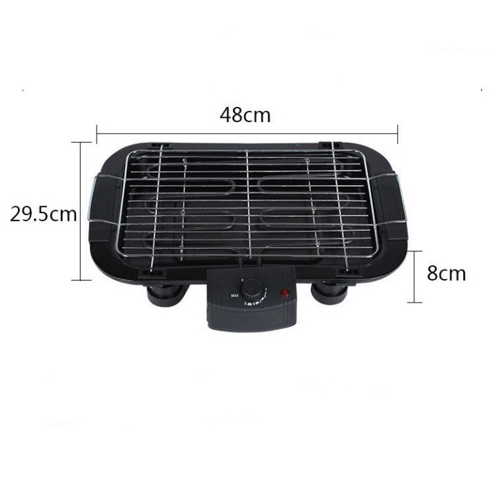 Bếp Nướng Điện Không Khói, Bếp Nướng Thịt, Củ, Quả, Sử Dụng Dễ Dàng, An Toàn Và Tiện Lợi - Hàng Nhập Khẩu