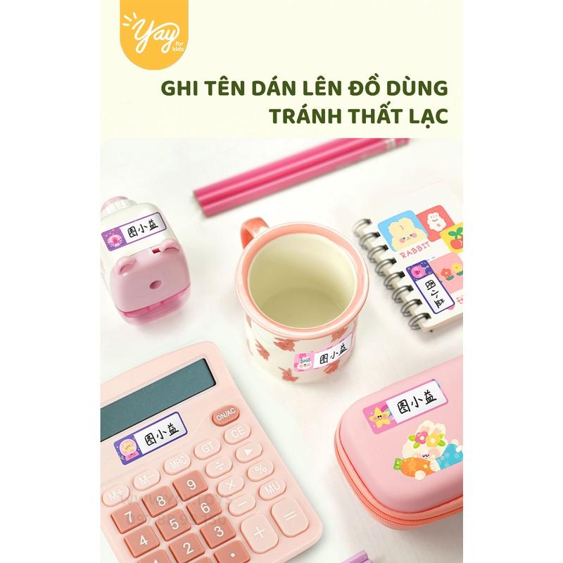 Nhãn Tên Chống Thấm Nước 3+ | TOI