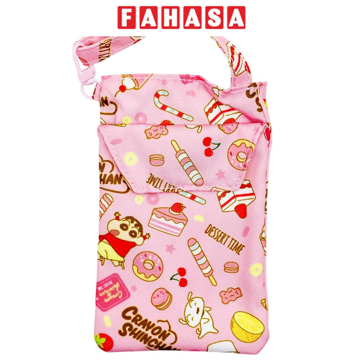 Túi Mini Cầm Tay Crayon Shin-Chan - Deli LB651 - Màu Hồng