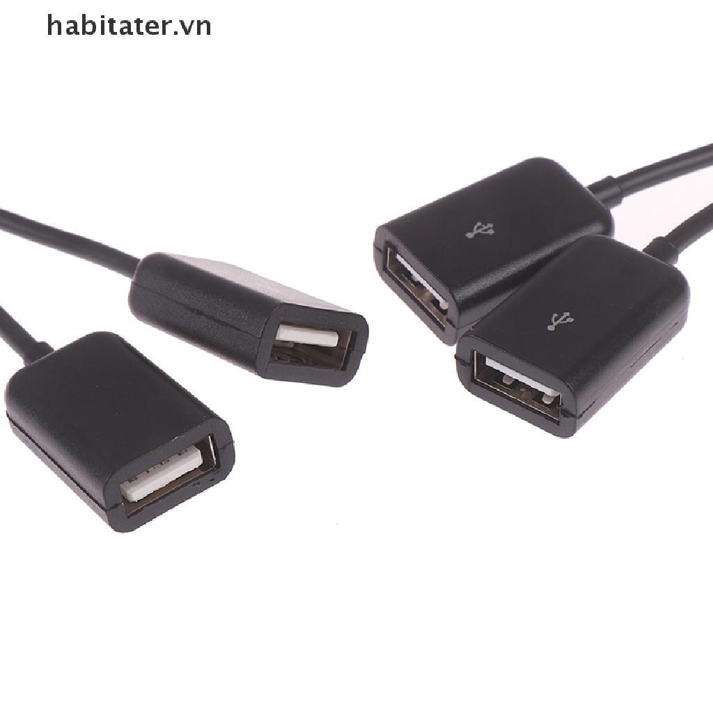 Bộ Chia Cổng Micro usb / type c Sang 2 otg