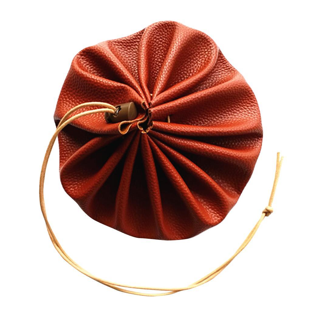 2pcs Folding 15'' Portable Drawstring Pouch Storage Bag for Camping Picnic Travel