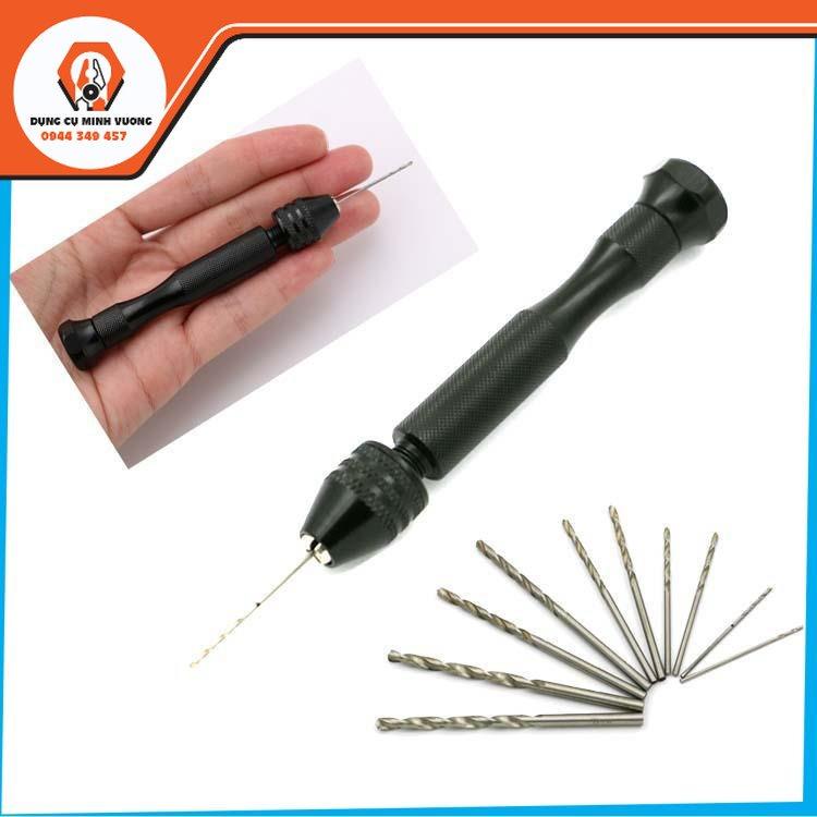 Dụng cụ khoan xoắn cầm tay đục lỗ để làm đồ trang sức, mỹ nghệ tiện dụng