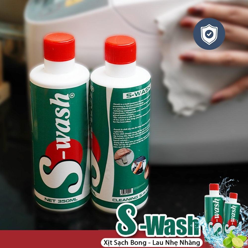 Tẩy Đa Năng S Wash - Tẩy sạch rỉ sét, vết ố, cặn canxi, đồ dùng nhà tắm, nhựa, men, gốm, sứ, vật dụng trong nhà bếp.